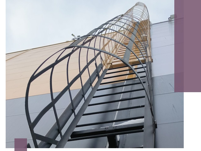 Изготовление и монтаж пожарных лестниц в Белгороде профессионально