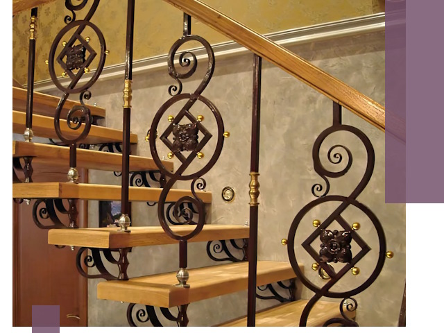 Изготовление кованых лестниц под ключ в Белгороде