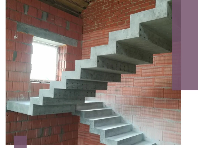 Бетонные лестницы под ключ в Белгороде: монтаж, демонтаж, ремонт