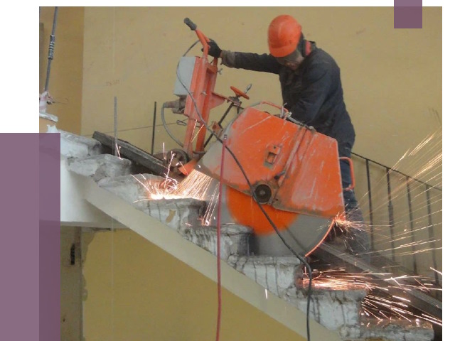 Демонтаж бетонных лестниц в Белгороде от 4674 руб. за м2 | ПРОЛЁТ-Блг