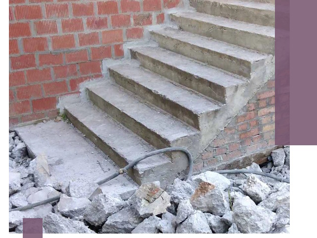 Демонтаж бетонных лестниц в Белгороде: быстро и безопасно