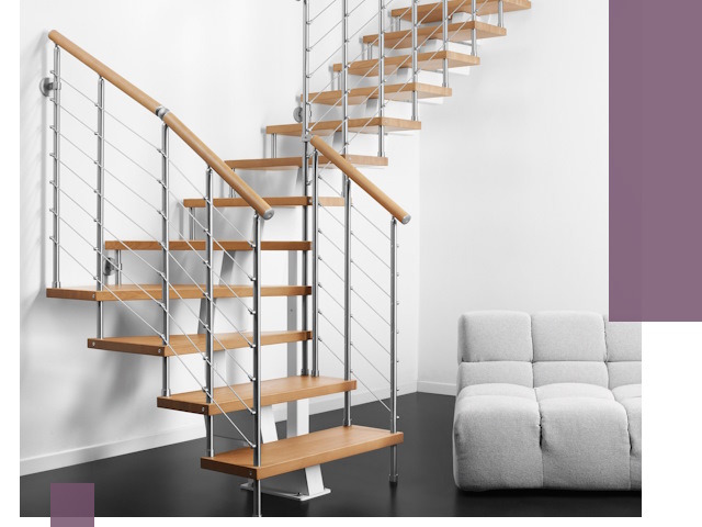 Модульные лестницы под ключ в Белгороде — монтаж и изготовление