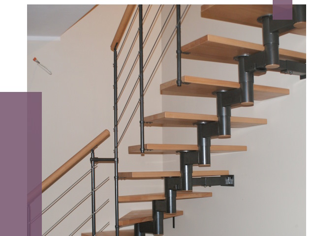 Изготовление модульных лестниц в Белгороде от 11685 руб. 