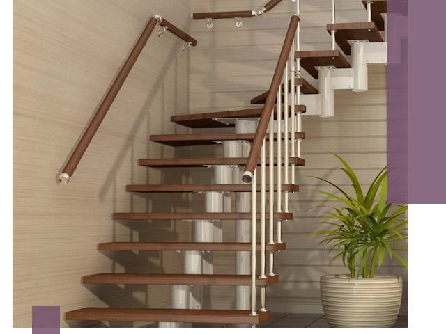 Изготовление модульных лестниц под ключ в Белгороде