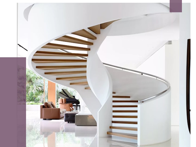 Винтовые лестницы в Белгороде под ключ от 49338 руб. | ПРОЛЁТ-Блг