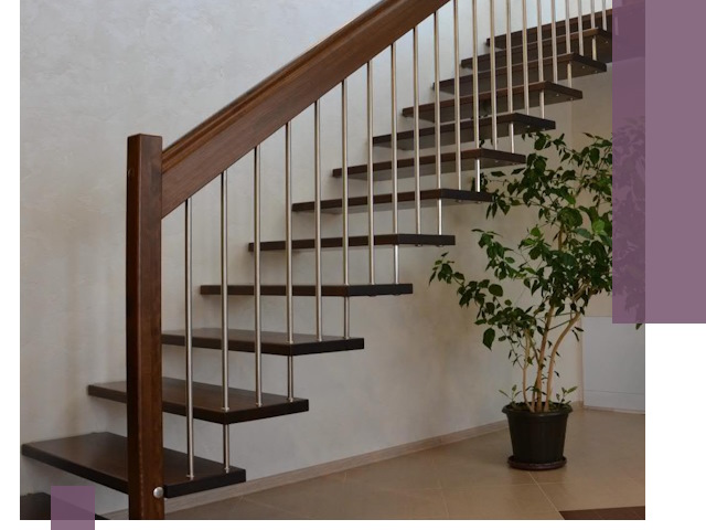 Лестницы на больцах под ключ в Белгороде – изготовление и монтаж