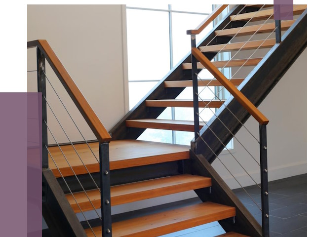 Изготовление лестниц на металлокаркасе в Белгороде от 19216 руб. | ПРОЛЁТ-Блг