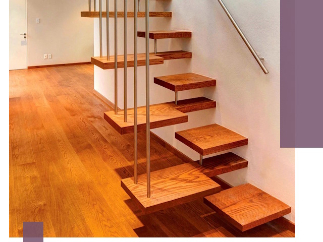 Лестницы «гусиный шаг» на заказ в Белгороде для узких пространств