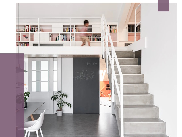 Лестницы для двухуровневой квартиры в Белгороде от 179176 руб. | ПРОЛЁТ-Блг