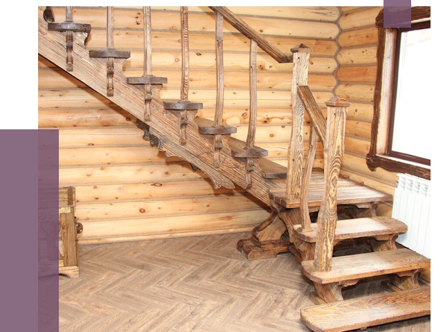 Лестницы в баню в Белгороде от 19424 руб. — изготовление | ПРОЛЁТ-Блг