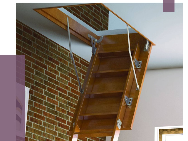 Установка чердачной лестницы в Белгороде от 7946 руб. | ПРОЛЁТ-Блг