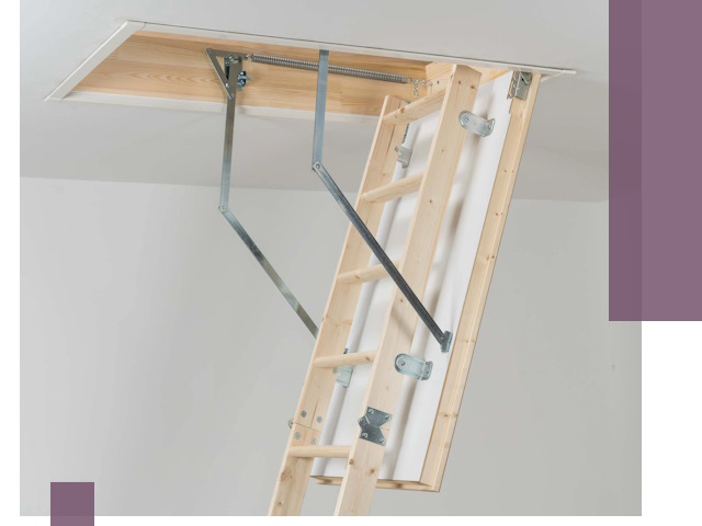 Установка чердачной лестницы под ключ в Белгороде