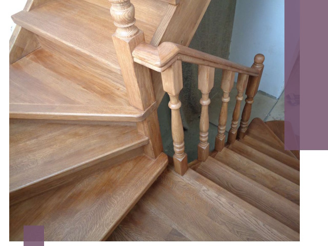 Дубовые лестницы под ключ в Белгороде: изготовление и монтаж