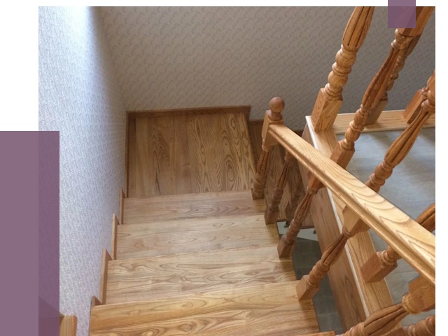 Сосновые лестницы в Белгороде под ключ от 8206 руб.  | ПРОЛЁТ-Блг