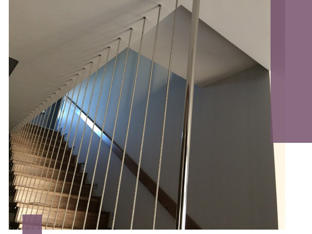 Тросовые перила под ключ в Белгороде — производство и монтаж