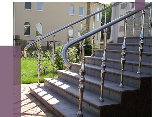 Перила для крыльца в Белгороде от 10906 руб. — монтаж ПРОЛЁТ-Блг