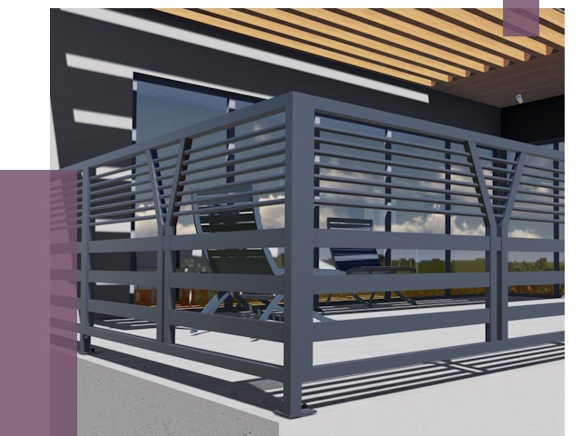 Изготовление балконных ограждений в Белгороде от 10906 руб. | ПРОЛЁТ-Блг