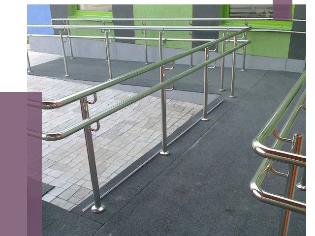 Ограждения пандусов в Белгороде от 4414 руб. монтаж | ПРОЛЁТ-Блг