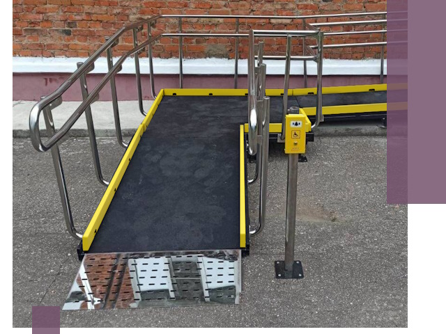 Изготовление наклонных пандусов для инвалидов в Белгороде