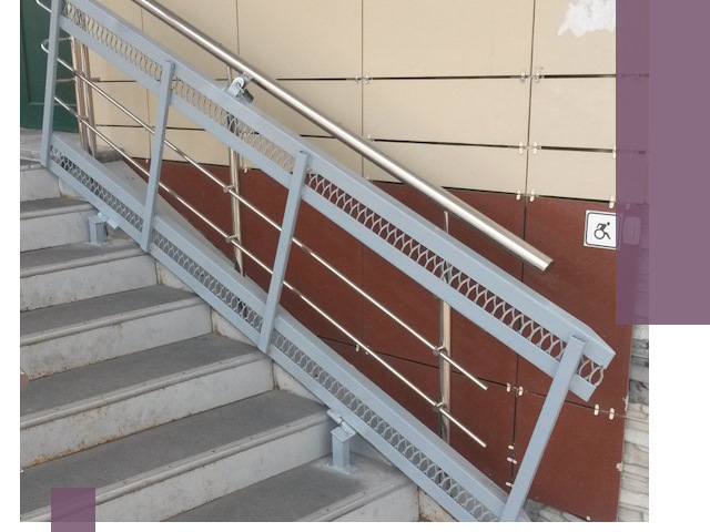 Изготовление откидных пандусов под ключ в Белгороде