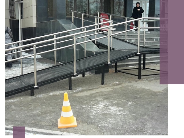 Стационарные пандусы под ключ в Белгороде — изготовление и монтаж