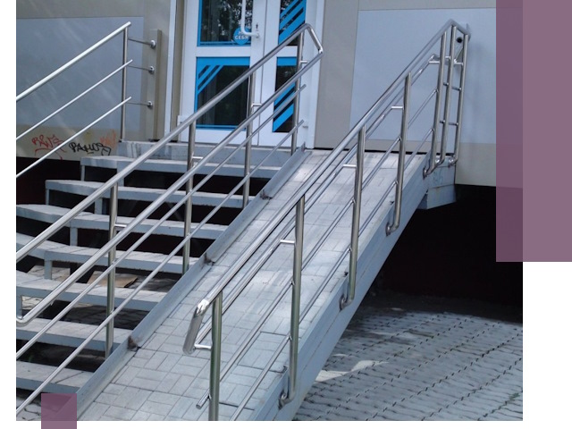 Пандус на крыльцо под ключ в Белгороде: монтаж и изготовление