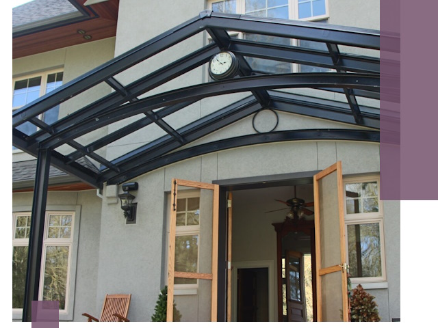 Изготовление и монтаж навесов и козырьков в Белгороде