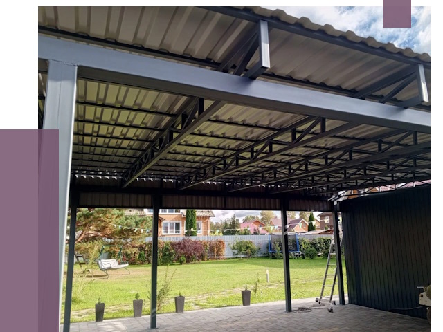 Монтаж навесов в Белгороде от 7479 руб. — установка навеса | ПРОЛЁТ-Блг