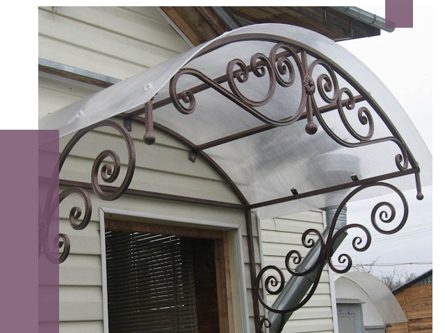 Изготовление козырьков в Белгороде от 7479 руб. — заказать | ПРОЛЁТ-Блг