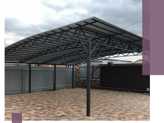 Недорогие навесы под ключ в Белгороде — изготовление и монтаж