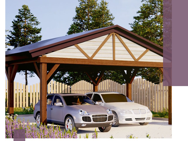 Навесы для автомобиля в Белгороде — изготовление и монтаж