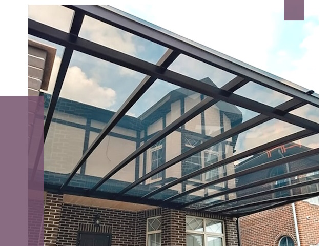 Навесы из поликарбоната в Белгороде от 8746 руб. под ключ — ПРОЛЁТ-Блг