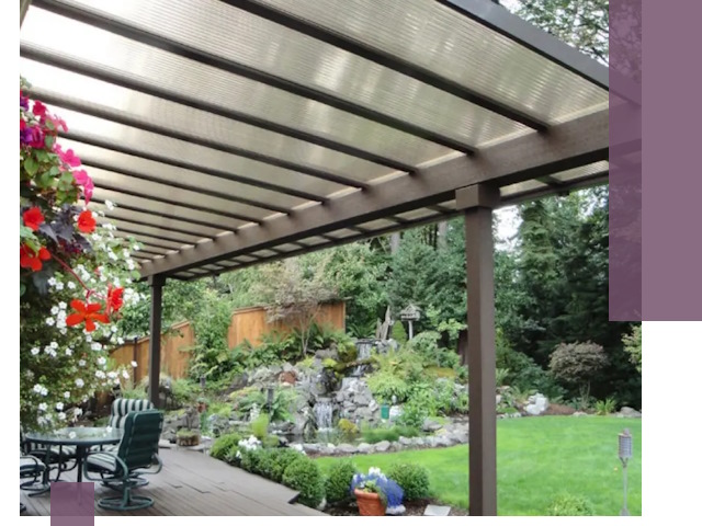 Навесы из поликарбоната под ключ в Белгороде быстро и надёжно