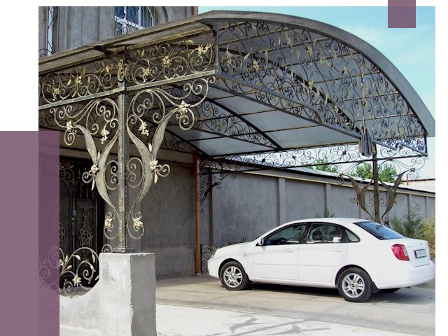 Кованые навесы в Белгороде от 14801 руб. | ПРОЛЁТ-Блг