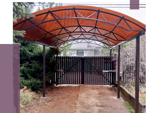 Арочные навесы в Белгороде от 12932 руб. — изготовление и монтаж | ПРОЛЁТ-Блг