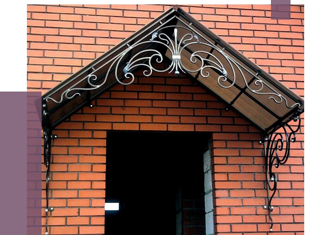 Металлические козырьки в Белгороде от 10854 руб. 