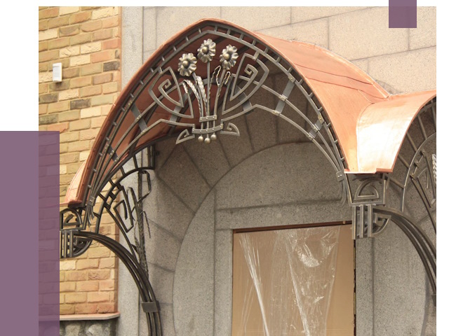 Арочные козырьки в Белгороде от 14801 руб. 