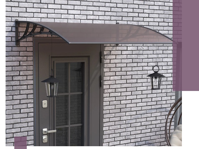 Недорогие козырьки и навесы под ключ в Белгороде