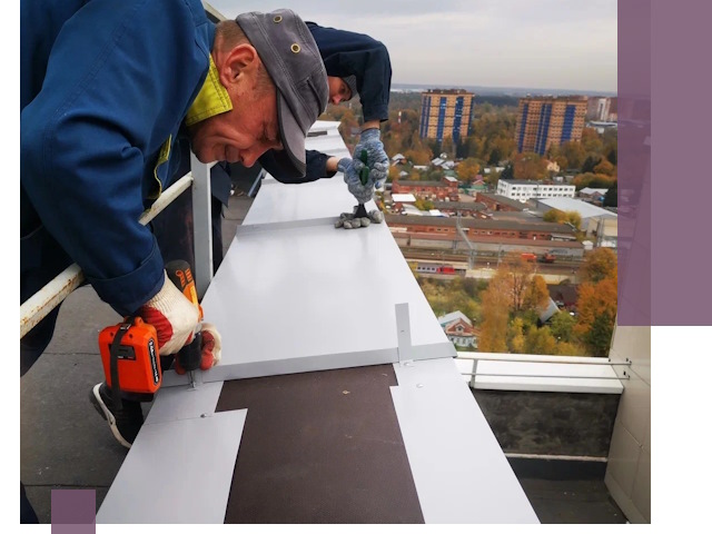 Монтаж парапетов в Белгороде — установка прочных металлических ограждений