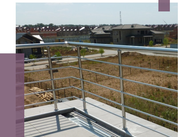 Парапеты из нержавеющей стали в Белгороде от 8102 руб. за м² | ПРОЛЁТ-Блг