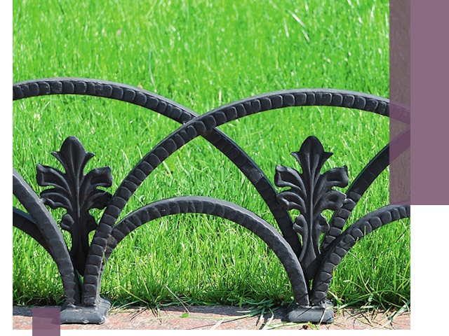 Декоративные металлические бордюры под ключ в Белгороде