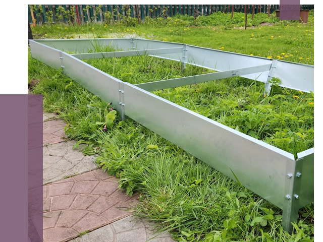 Металлические бордюры для грядок в Белгороде от 1818 руб. 