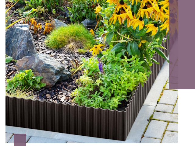 Металлические бордюры для клумб в Белгороде — производство и монтаж