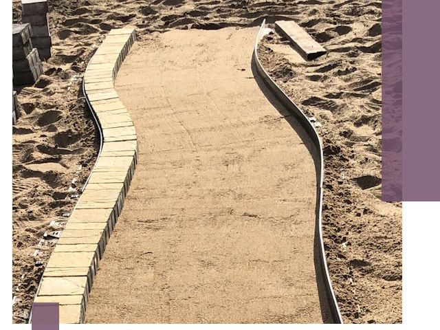 Металлические бордюры для тротуаров в Белгороде — прочные и долговечные