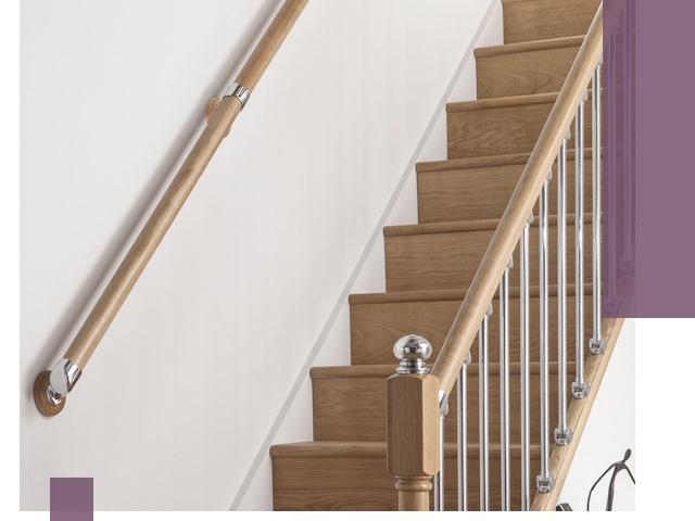 Пристенные поручни из стали и нержавейки под монтаж в Белгороде