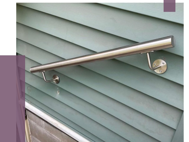 Поручни из нержавеющей стали в Белгороде от 7790 руб.  | ПРОЛЁТ-Блг